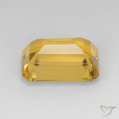 9,17 ctw natürlicher Mittleres Gold Citrin, Oktagonschliff, VVS