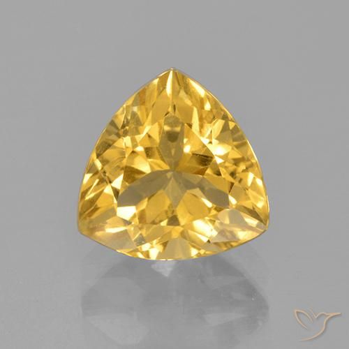 2.44ct Natürlicher Mittleres Gold Citrin, Trillion, VS