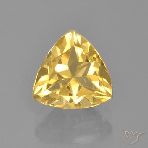 2.19ct Natürlicher Mittleres Gold Citrin, Trillion, VS