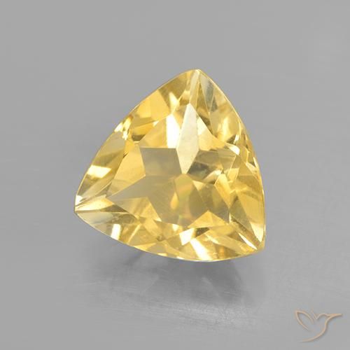 9,17 ctw natürlicher Mittleres Gold Citrin, Trillion, VS