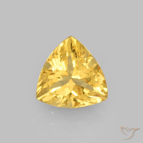 2.18ct Natürlicher Golden Citrin, Trillion, VS