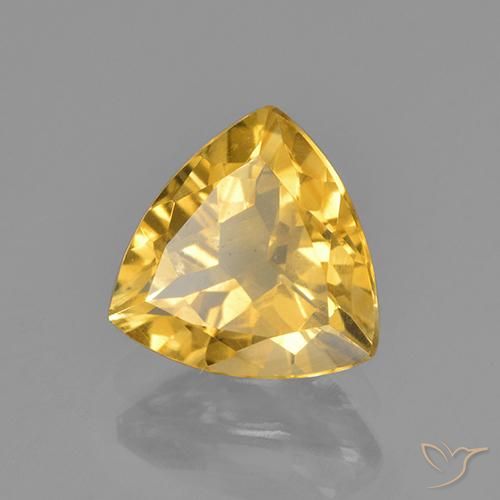 9,17 ctw natürlicher Golden Citrin, Trillion, VVS-VS