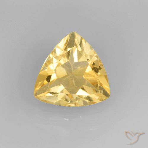 2.14ct Natürlicher Golden Citrin, Trillion, VVS-VS