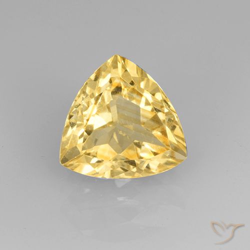 2.29ct Natürlicher Golden Citrin, Trillion, VVS-VS