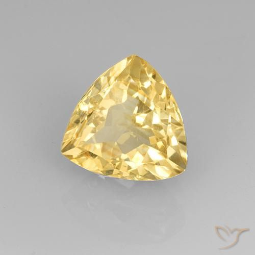 9,17 ctw natürlicher Golden Citrin, Trillion, VVS-VS