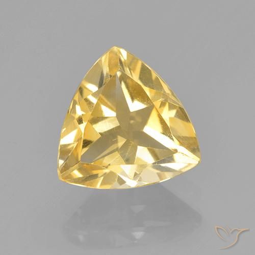 2.03ct Natürlicher Golden Citrin, Trillion, VS