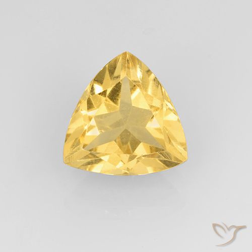 1.88ct Natürlicher Mittleres Gold Citrin, Trillion, VVS-VS