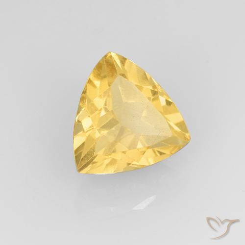 9,17 ctw natürlicher Mittleres Gold Citrin, Trillion, VVS-VS
