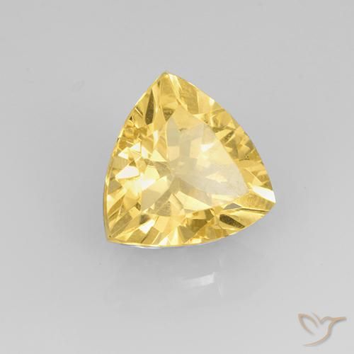 9,17 ctw natürlicher Hell Gold Citrin, Trillion, VVS-VS