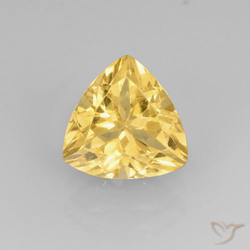 2.33ct Natürlicher Mittleres Gold Citrin, Trillion, VVS-VS