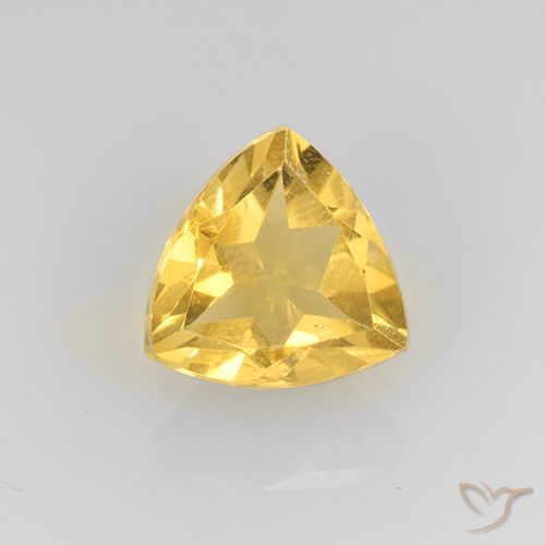 1.95ct Natürlicher Mittleres Gold Citrin, Trillion, VVS-VS
