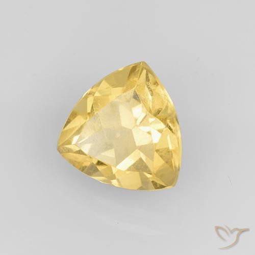 9,17 ctw natürlicher Mittleres Gold Citrin, Trillion, VVS-VS