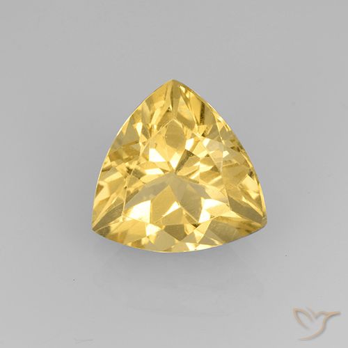 2.17ct Natürlicher Golden Citrin, Trillion, VVS-VS