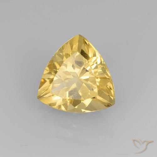 9,17 ctw natürlicher Golden Citrin, Trillion, VVS-VS