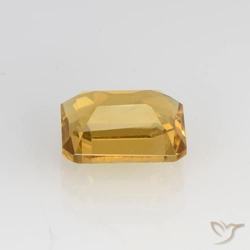 9,17 ctw natürlicher Mittleres Gold Citrin, Oktagonschliff, VVS-VS