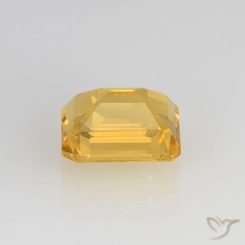 9,17 ctw natürlicher gold-orange Citrin, Oktagonschliff, VVS-VS