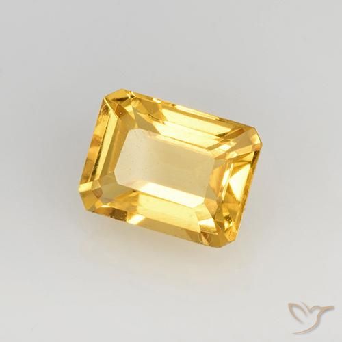 9,17 ctw natürlicher Helles Gold Citrin, Oktagonschliff, VVS-VS