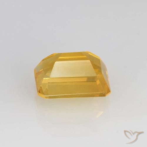 9,17 ctw natürlicher Dunkelgolden Citrin, Oktagonschliff, VS