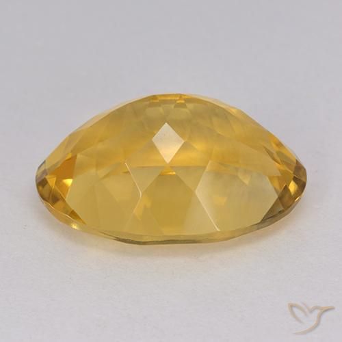 9,17 ctw natürlicher Golden Citrin, Oval, VVS