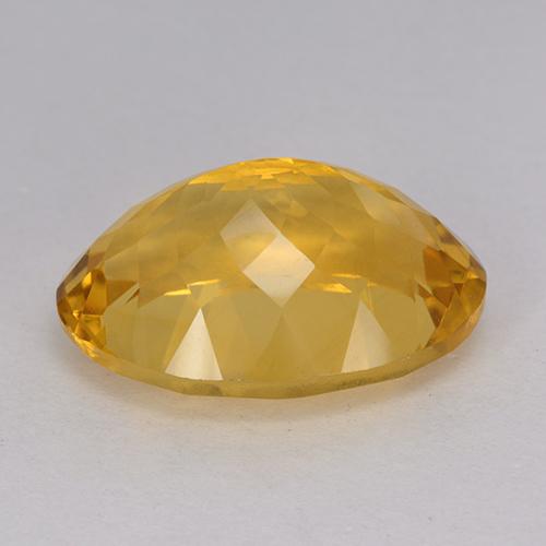 9,17 ctw natürlicher Tiefes Goldorange Citrin, Oval, VVS