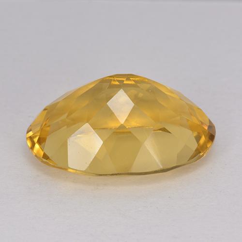 12,00 ctw natürlicher goldener Citrin, Oval Schliff, VVS