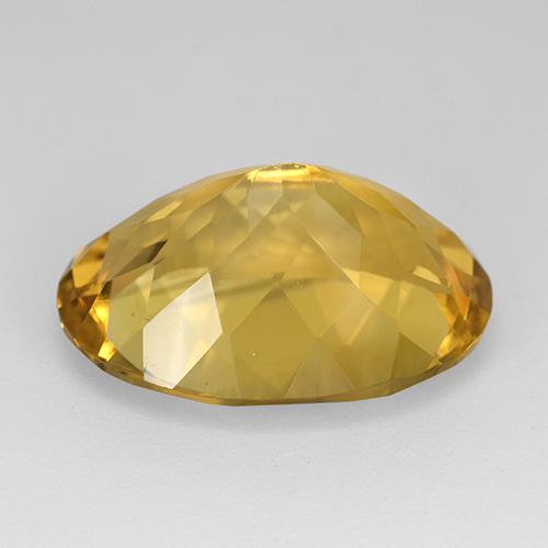 11,48 ctw natürlicher goldener Citrin, Oval Schliff, VVS