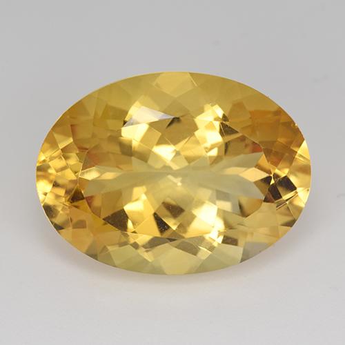 16,45 ctw natürlicher goldener Citrin, Oval Schliff, VVS