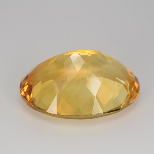 16,45 ctw natürlicher goldener Citrin, Oval Schliff, VVS