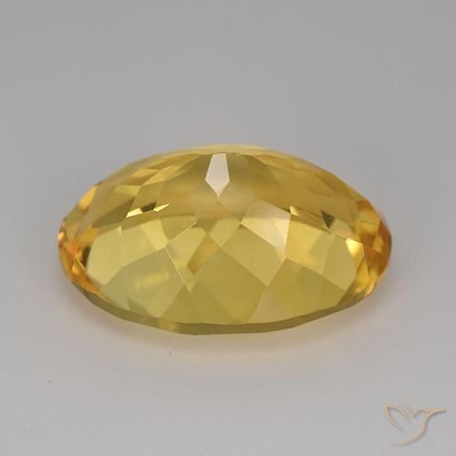 9,17 ctw natürlicher Golden Citrin, Oval, VVS