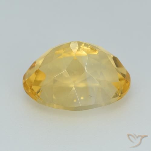 9,17 ctw natürlicher Golden Citrin, Oval, VS