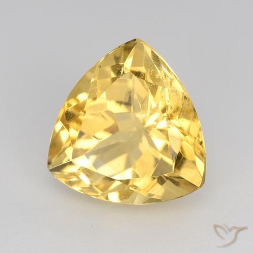 9,17 ctw natürlicher Golden Citrin, Trillion, VVS-VS