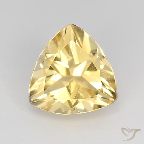 2.09ct Natürlicher Creme Citrin, Trillion, VVS-VS