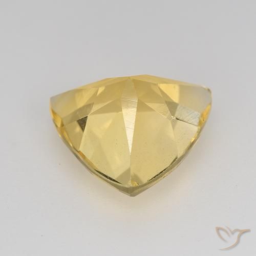 9,17 ctw natürlicher gold-orange Citrin, Trillion, VVS-VS