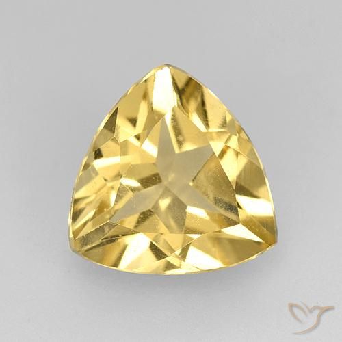 1.85ct Natürlicher Mittleres Gold Citrin, Trillion, VVS