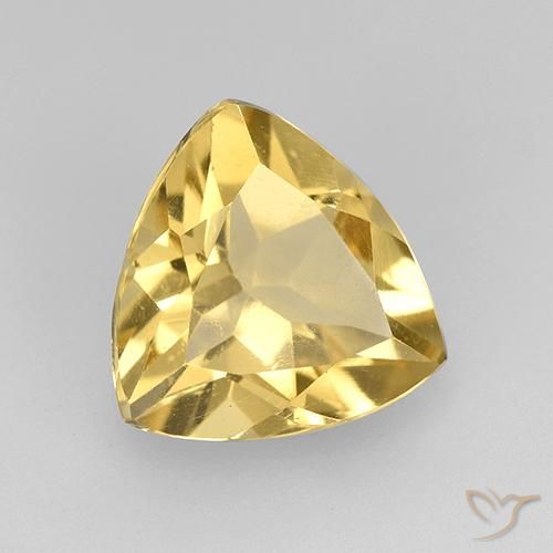9,17 ctw natürlicher Mittleres Gold Citrin, Trillion, VVS