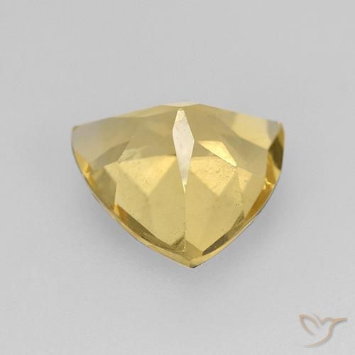 9,17 ctw natürlicher Mittleres Gold Citrin, Trillion, VVS