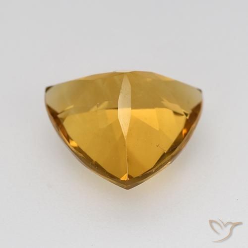 9,17 ctw natürlicher Mittel Orange-Gold Citrin, Trillion, VVS-VS