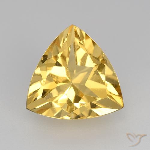 2.25ct Natürlicher Golden Citrin, Trillion, VVS-VS