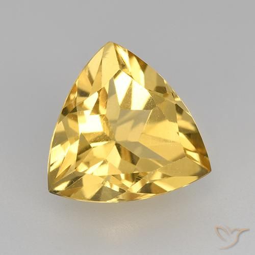 9,17 ctw natürlicher Golden Citrin, Trillion, VVS-VS