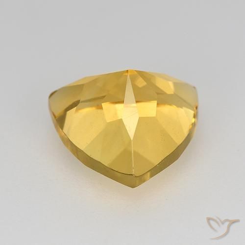 9,17 ctw natürlicher Golden Citrin, Trillion, VVS-VS