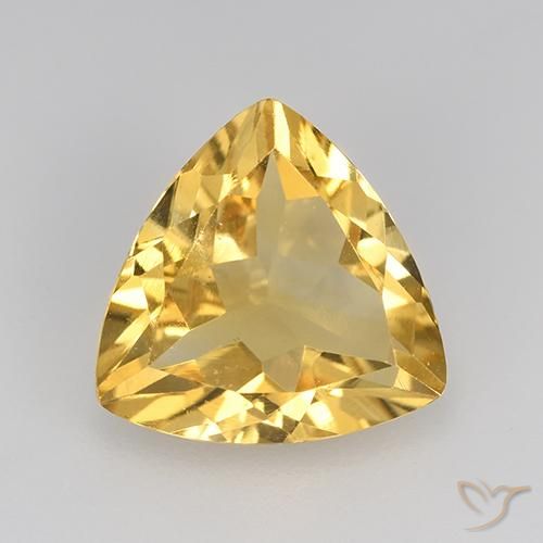 1.93ct Natürlicher Golden Citrin, Trillion, VS