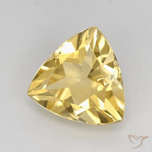 9,17 ctw natürlicher Golden Citrin, Trillion, VVS-VS