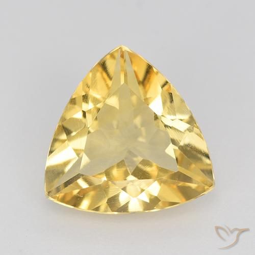 1.86ct Natürlicher Mittleres Gold Citrin, Trillion, VVS-VS