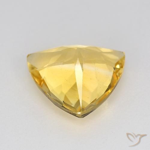 9,17 ctw natürlicher Mittleres Gold Citrin, Trillion, VVS-VS