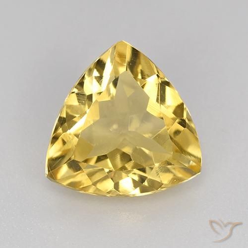 1.82ct Natürlicher Golden Citrin, Trillion, VVS-VS