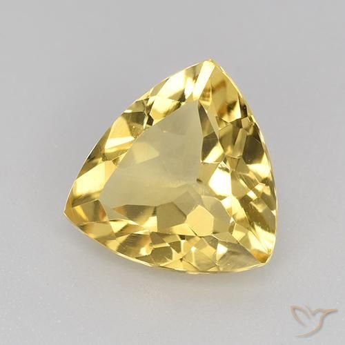 9,17 ctw natürlicher Golden Citrin, Trillion, VVS-VS