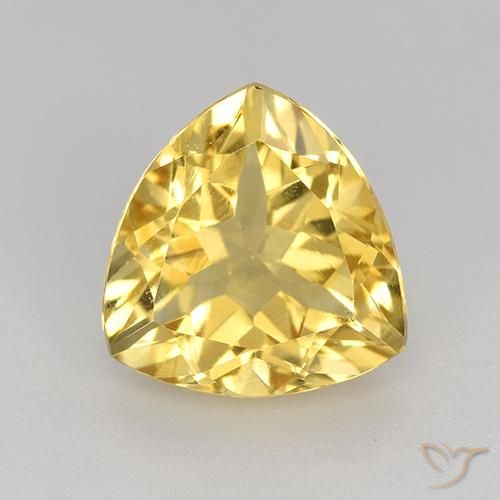 2.37ct Natürlicher Golden Citrin, Trillion, VVS-VS