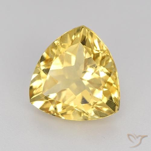 9,17 ctw natürlicher Golden Citrin, Trillion, VVS-VS