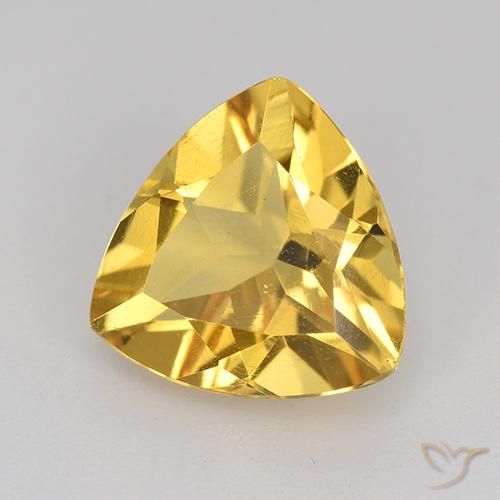 9,17 ctw natürlicher Golden Citrin, Trillion, VVS-VS