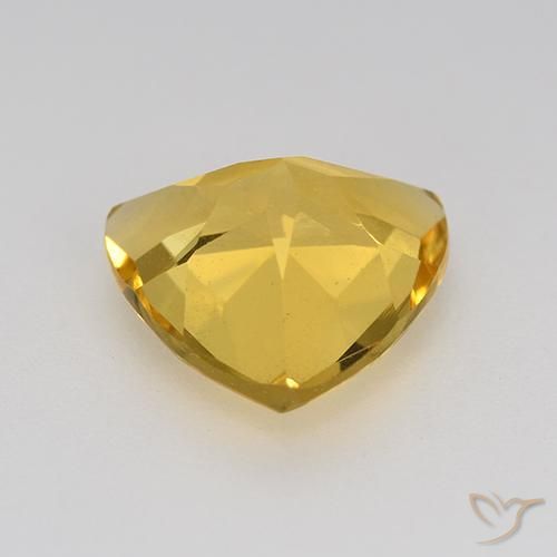 9,17 ctw natürlicher Golden Citrin, Trillion, VVS-VS